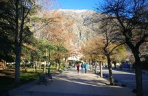 Cajón del Maipo, view of the volcano, small group waterfall