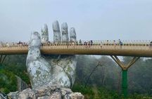 Guided Fullday Tour :Golden Bridge,Dragon Bridge,Marble Mountain,Monkey Mountain