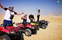 1- Hour Quad Bike Desert Safari Around Pyramids Enjoying Sunset Or Sunrise