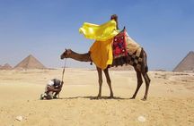Airport Transfer + tour inside Giza pyramids, Sphinx and Valley temple