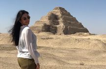 Meditation by Dahshur and Saqqara pyramids
