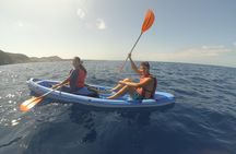 Kayaking and snorkeling