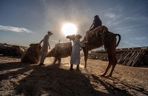 Agafay Desert Camel Experience with snack from Marrakech