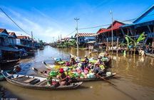Sunset tour of Kampong Phluk stilts home village on the Tonle Sap