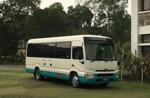 Comfortable Ac Coaster Toyota Bus From Pokhara to Kathmandu.