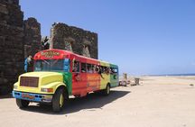Colorful Beach Bus Sightseeing Tour of Aruba