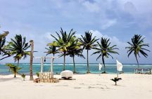 Private beach, all inclusive.