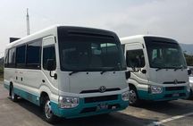Comfortable Ac Coaster Toyota Bus From Pokhara to Kathmandu.