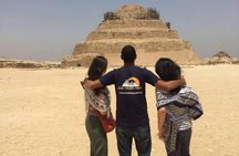 Day Tour to Giza Pyramids Memphis City Saqqara and Felucca on the Nile