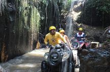 Bali Atv Riding through Cave and Waterfall 