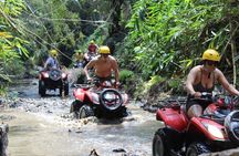 Bali Atv Riding through Cave and Waterfall 