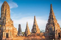 Afternoon Ayutthaya heritage site & River Boat Ride at Sunset 