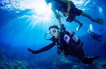 Blue Cave Introductory Dive–Private Guide, Boat Tour&Free Photos