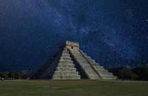The majestic night show of kukulkan in Chichen Itza Valladolid & Cenote included