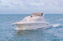 Cancun Yacht Tour - SEARAY YACHT 46 FT GREAT FOR SUNSET 15 PEOPLE MAX 25P9
