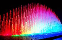 Magic Fountains Park with Light Show at night!