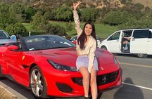 20min Driving Tour: Hollywood Blvd to Sunset Blvd in Ferrari