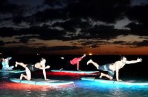 Night SUP Yoga in Honolulu, Hawaii