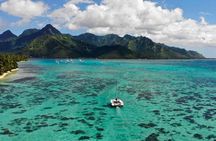 PRIVATE Full Day Tour : Moorea Snorkeling & Sailing on a Catamaran named Taboo