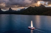 Sunset Cruise : Moorea Sailing on a Catamaran named Taboo