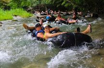 Blue Hole Secret Falls and River Tubing Tour