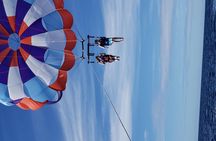 Private parasailing Adventure Beach break chocolate Rum Sample