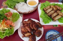 3 Dishes cooking + Egg Coffee bonus & Local Market Tour