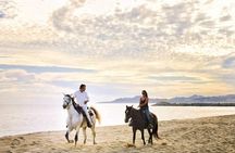 Love is in the air! Private horseback ride on the beach and sunset dinner!