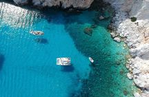 Best of Milos and Poliegos Catamaran snorkelling Cruise with BBQ