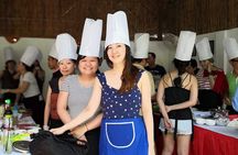 Traditional Khmer Menu Cooking Class Plus Market Tour ( Group Class )
