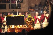 Evening Arti Ceremony - The light performance on the Bank of Ganges in Varanasi