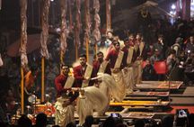 Evening Arti Ceremony - The light performance on the Bank of Ganges in Varanasi