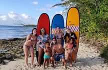 Come and learn to surf at the best surf spots in Guadeloupe.