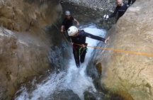 Canyoning at the foot of Etna