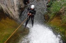 Canyoning at the foot of Etna