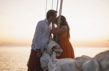 Private & Romantic Sunset Cruise Under Sails