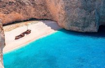 Shipwreck and Blue Caves- 8m Private Boat Tour (up to 11pax)