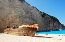 Shipwreck and Blue Caves- 8m Private Boat Tour (up to 11pax)