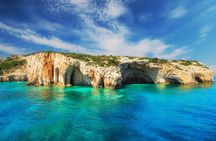 Shipwreck and Blue Caves- 8m Private Boat Tour (up to 11pax)