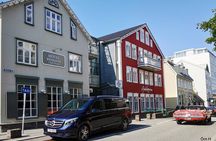 Into the Glacier, Hraunfossar & Barnafoss Waterfalls in a new Mercedes V-class