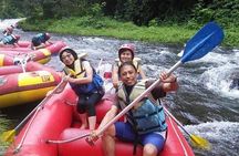 [Rafting Ayung River White Water] A thrilling natural roller coaster down the river with a rubber boat / For beginners and children / Hotel pick-up and meals included