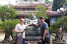 Da Nang city: Marble Mountains-Lady Buddha -Dragon/ Love Bridges