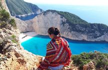 Zakynthos Small Group Tour Shipwreck bay Blue Caves by Land & Sea