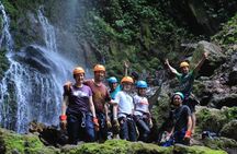 Canyoning Waterfall Rappeling Maquique Adventure Near To Arenal Volcano