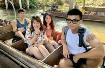 Train Market and Floating Market half day tour