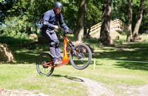 "Pleasure" ride on an all-terrain electric scooter