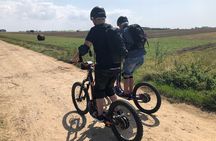 "Pleasure" ride on an all-terrain electric scooter