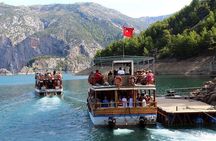 Side-Alanya: 5-Hour BoatTour inGreen Canyon with Lunch SoftDrinks