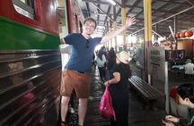 Maeklong Railway Market and Floating Market