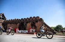 Full-day E-bike adventure visit Lamphun (flat land, GUIDED)
